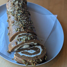 Load image into Gallery viewer, Pumpkin Spice Roll with Apple Cider Caramel