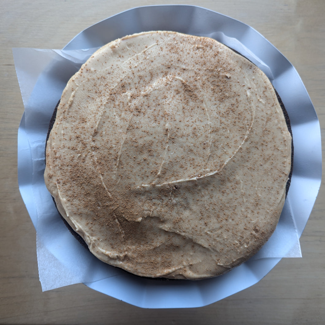 Pumpkin & Ginger Cake with Maple-Miso Icing