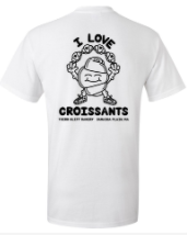 Load image into Gallery viewer, Limited Edition &#39;I Love Croissants T-Shirt